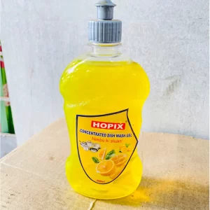 Dishwash Liquid Gel Lemon Can Jar, Kitchen Utensil Cleaner Removes Grease & Oil Dishwashing Detergent (500 ml)